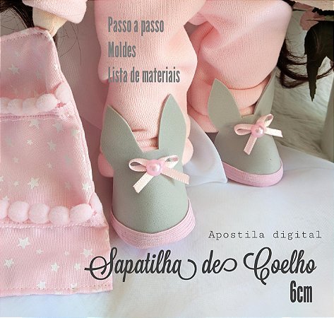 Apostila digital sapatilha de coelho