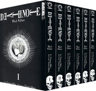 Coleção Death Note - Black Edition 6 Volumes