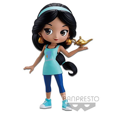 Jasmine (Detona Ralph) Avatar Style - Figura Colecionável Disney Q Posket Characters - 15cm