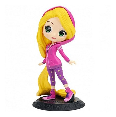 Rapunzel (Detona Ralph) Avatar Style (Vs A.) - Figura Colecionável Disney Q Posket Characters - 15cm