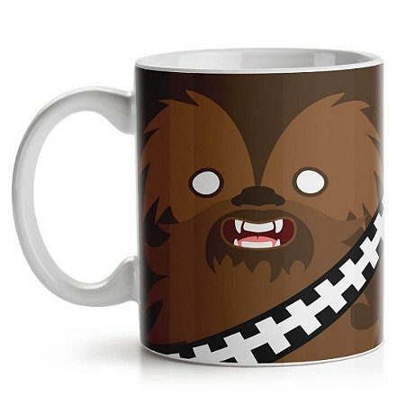 Caneca Geek Side Faces - Chewbacca