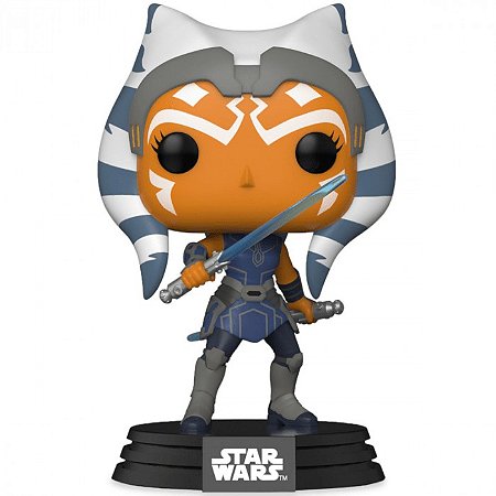 Ahsoka (#409) Guerra dos Clones - Figura Colecionável Funko Star Wars