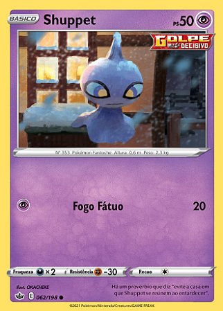 Shuppet (62/198) - Carta Avulsa Pokemon