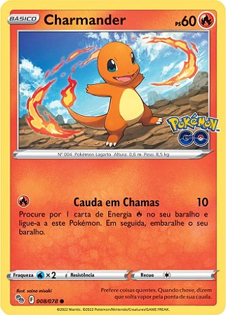 Charmander (008/78) - Carta Avulsa Pokemon