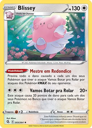 Blissey (203/264) - Carta Avulsa Pokemon