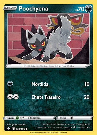 Poochyena (103/185) - Carta Avulsa Pokemon