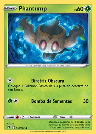 Phantump (14/192) - Carta Avulsa Pokemon