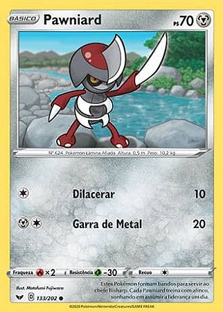 Pawniard (133/202) - Carta Avulsa Pokemon