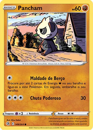 Pancham (149/264) - Carta Avulsa Pokemon