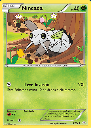 Nincada (9/108) - Carta Avulsa Pokemon