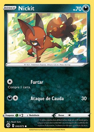 Nickit (046/073) - Carta Avulsa Pokemon