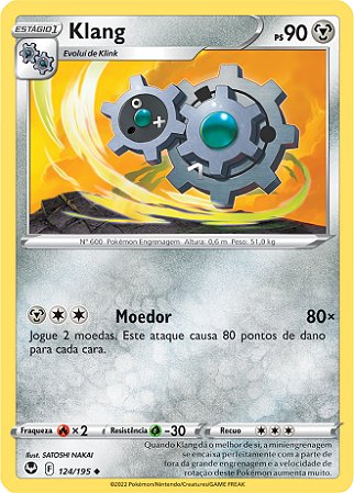 Klang (124/195) - Carta Avulsa Pokemon