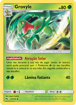 Grovyle (21/214) REV FOIL - Carta Avulsa Pokemon