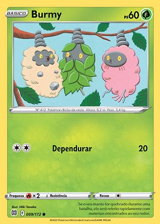 Burmy (9/172) - Carta Avulsa Pokemon