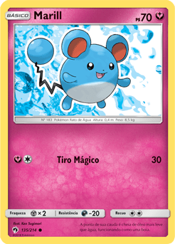 Marill (135/214) - Carta Avulsa Pokemon
