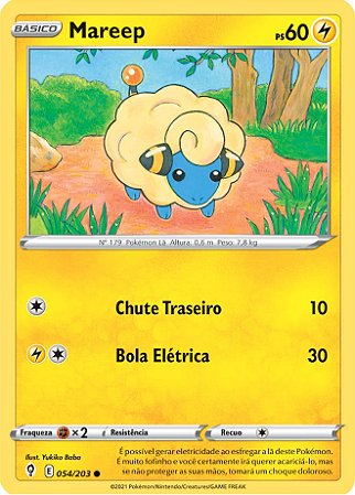 Mareep (54/203) - Carta Avulsa Pokemon