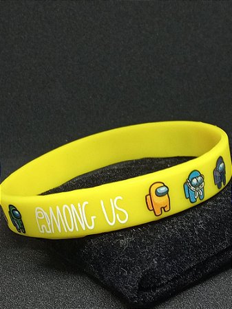 Pulseira de Silicone Among Us / Impostor (Amarelo)