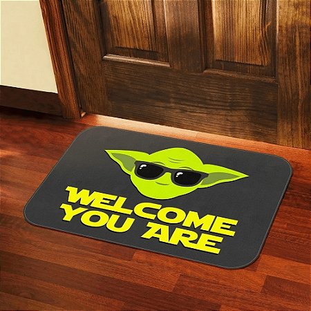 Tapete Yoda Cool - Welcome You Are (60x40cm) - Star Wars