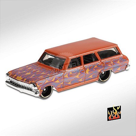 Carro Colecionável Hot Wheels - '64 Chevy Nova Wagon