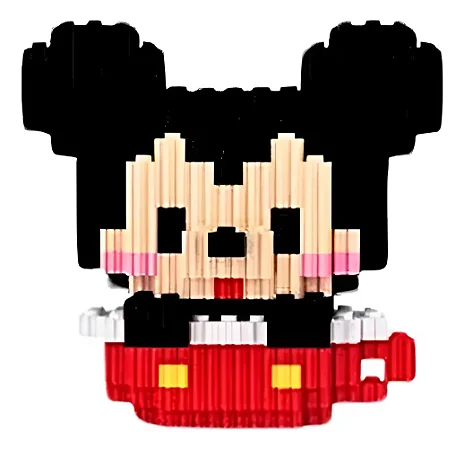 Mickey Cute 3D - Nano Blocos de Montar 577 pcs
