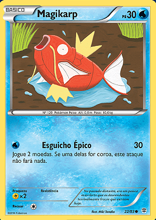 Magikarp (22/83) - Carta Avulsa Pokemon