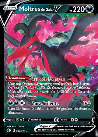 Articuno de Galar V (170/198) - Carta Avulsa - Pokémon TCG
