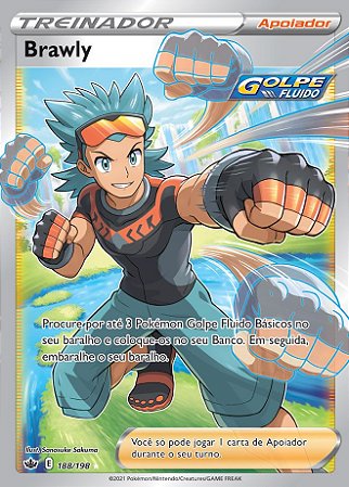 Brawly (188/198) - Carta Avulsa Pokemon