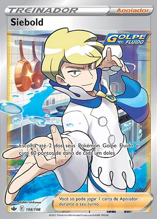 Siebold (198/198) - Carta Avulsa Pokemon