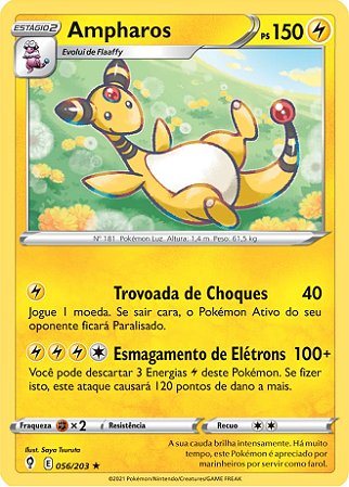 Ampharos (56/203) - Carta Avulsa Pokemon