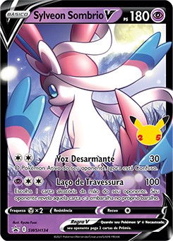 Sylveon Sombrio-V / Dark Sylveon-V (SWSH134) - Carta Avulsa Pokemon