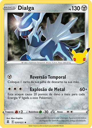 Dialga (020/25) FOIL - Carta Avulsa Pokemon