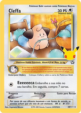 Cleffa (009/25) [20/111] - Carta Avulsa Pokemon