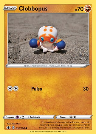 Clobbopus (91/198) - Carta Avulsa Pokemon