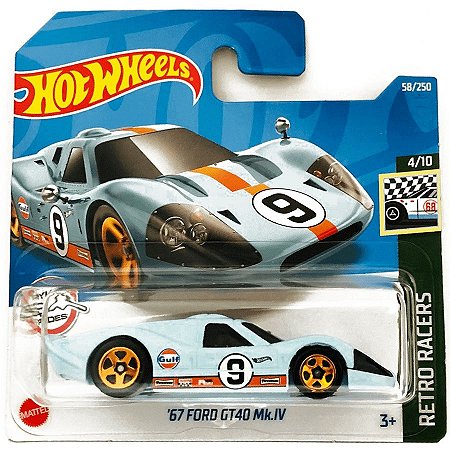 Carro Colecionável Hot Wheels - '67 Ford GT40 MKIV