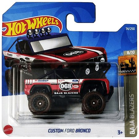 Carro Colecionável Hot Wheels - Custom Ford Bronco