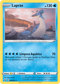 Lapras (48/202) - Carta Avulsa Pokemon