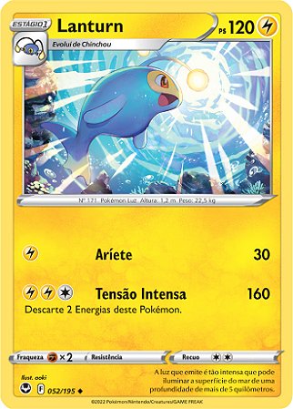 Lanturn (052/195) - Carta Avulsa Pokemon