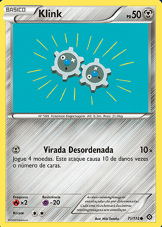 Klink (71/114) - Carta Avulsa Pokemon