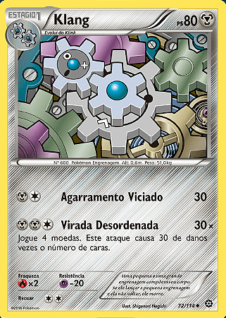 Klang (72/114) - Carta Avulsa Pokemon