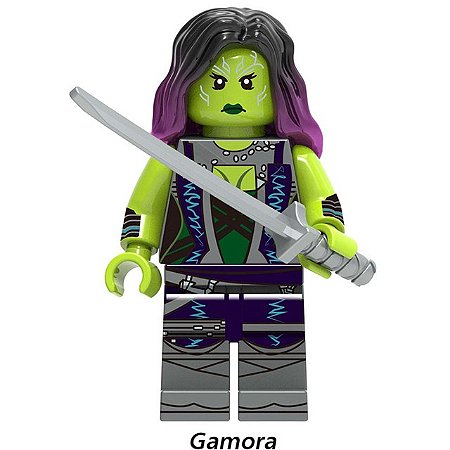 Gamora (Guardiões da Galáxia V.03) - Minifigura de Montar Marvel