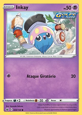 Inkay (069/198) - Carta Avulsa Pokemon