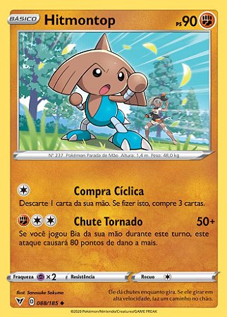 Hitmontop (088/185) - Carta Avulsa Pokemon