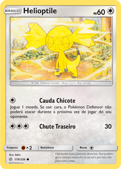 Helioptile (179/236) REV FOIL - Carta Avulsa Pokemon