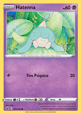 Hatenna (71/198) - Carta Avulsa Pokemon