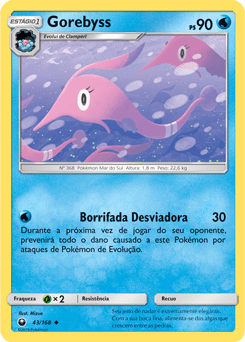 Gorebyss (43/168) - Carta Avulsa Pokemon