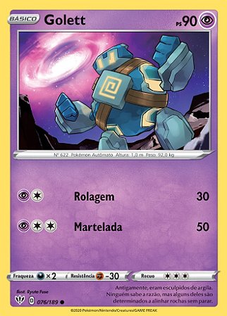 Golett (76/189) - Carta Avulsa Pokemon