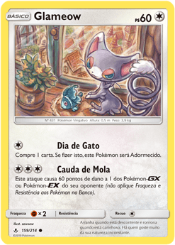 Glameow (159/214) - Carta Avulsa Pokemon