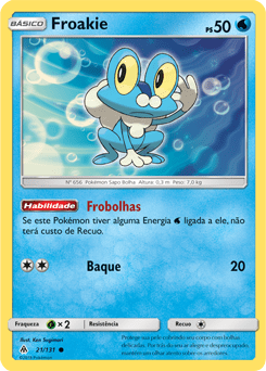 Froakie (21/131) - Carta Avulsa Pokemon