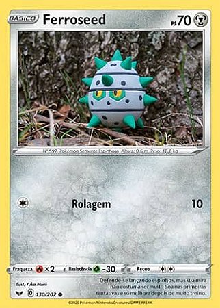 Ferroseed (130/202) - Carta Avulsa Pokemon