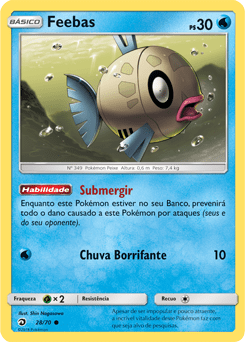 Feebas (28/70) - Carta Avulsa Pokemon